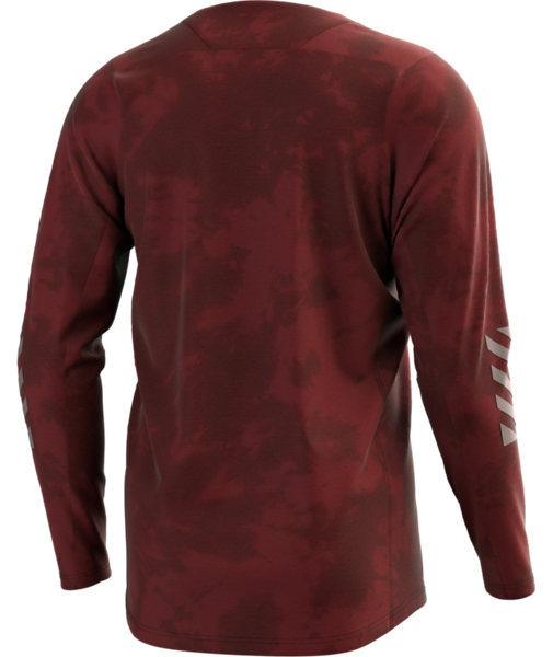 Troy Lee Designs Skyline Chill Long Sleeve MTB Jersey - Tie Dye Wine