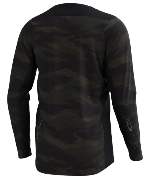 Troy Lee Designs Skyline Chill Long Sleeve MTB Jersey - Hideout Black - 2023