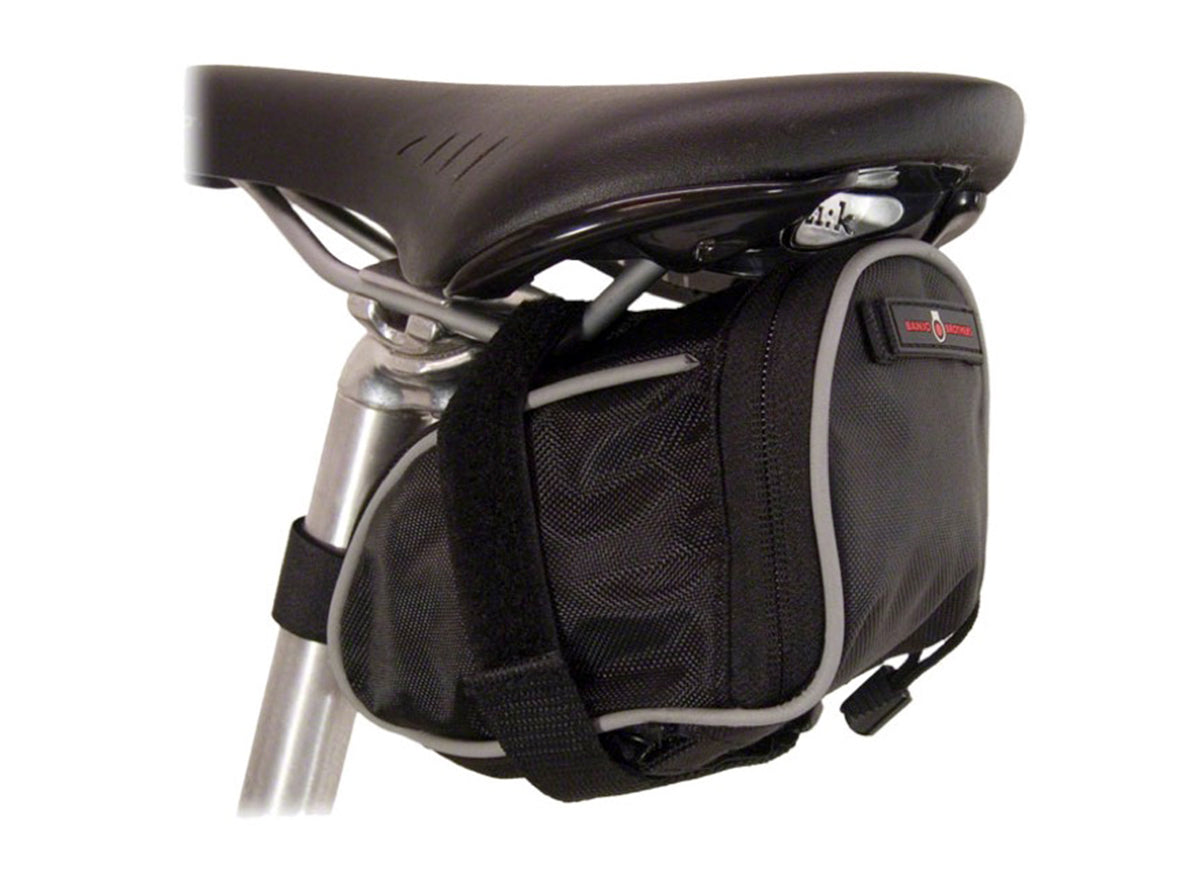 Banjo Brothers Saddle Bag - Black Black Medium