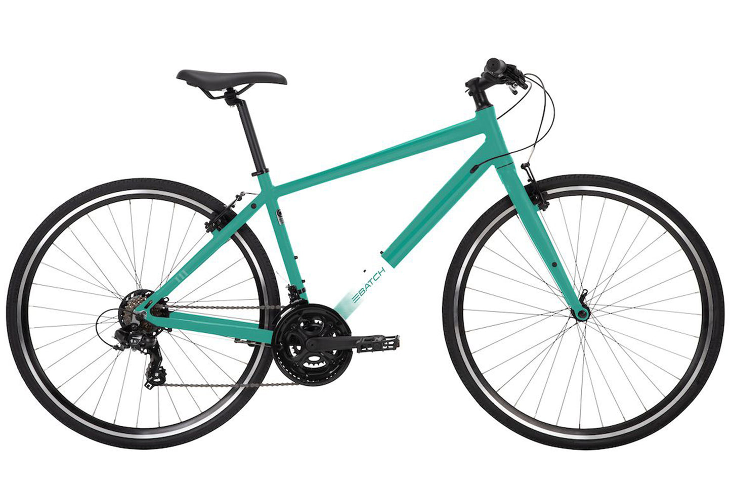 Batch Bicycles 700c Fitness Bike - Gloss Fern Green Gloss Fern Green Large