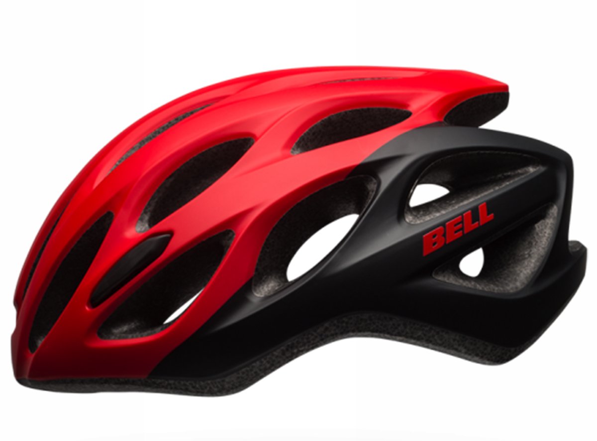 Bell Draft Road Helmet - Matt Red-Black Matt Red - Black One Size