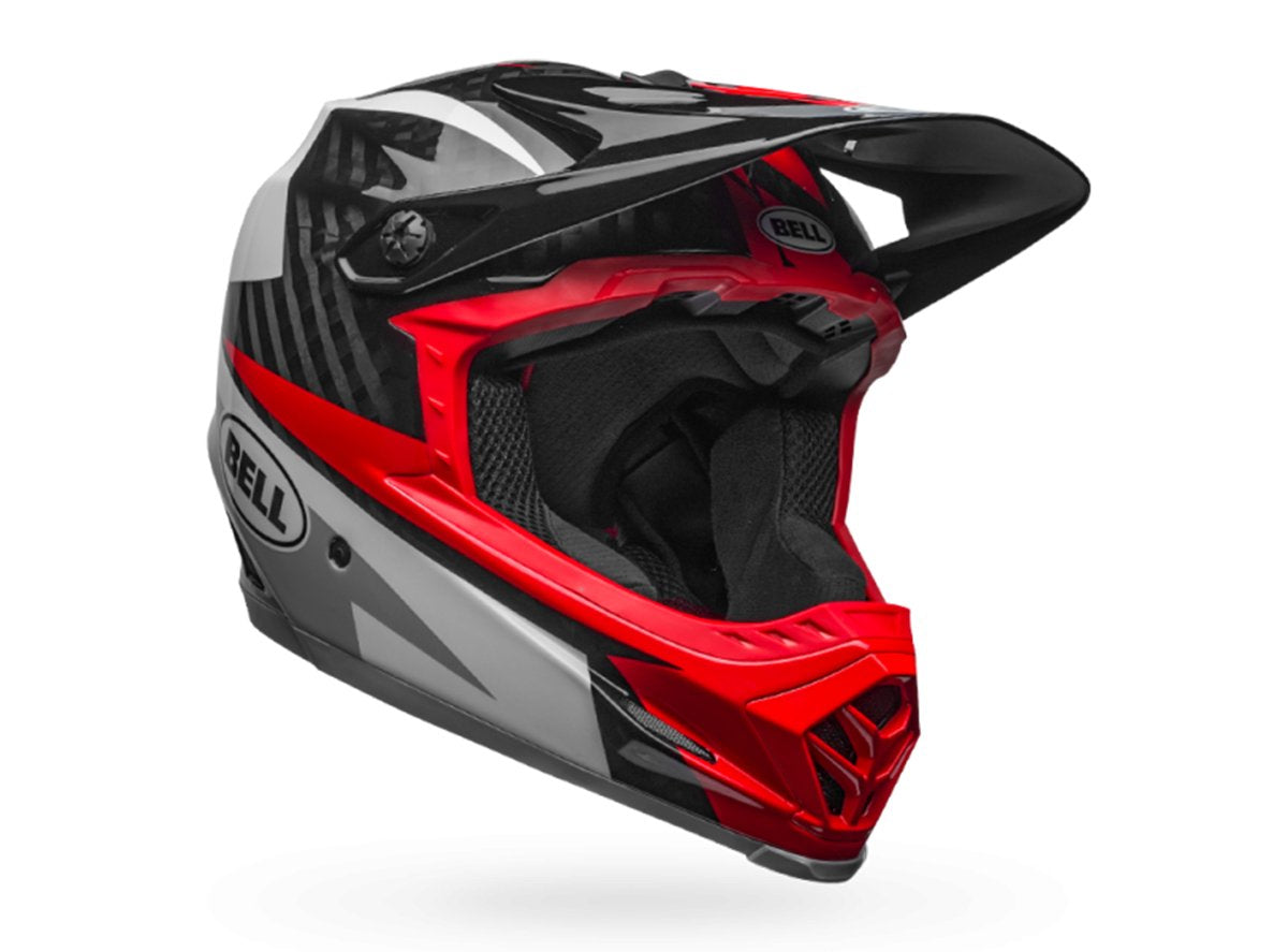 Bell Full-9 Full Face Helmet - White-Black-Hibiscus Rio