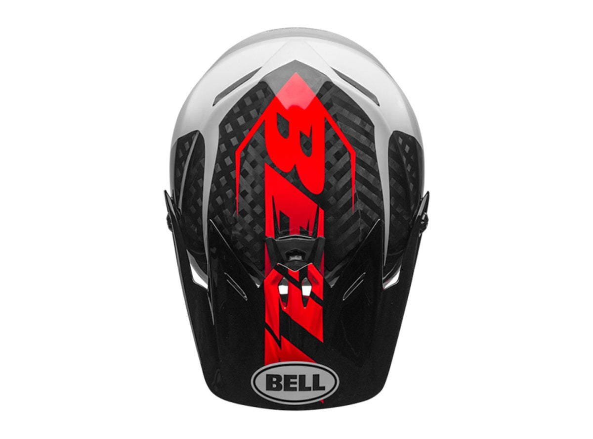 Bell Full-9 Full Face Helmet - White-Black-Hibiscus Rio - 2018