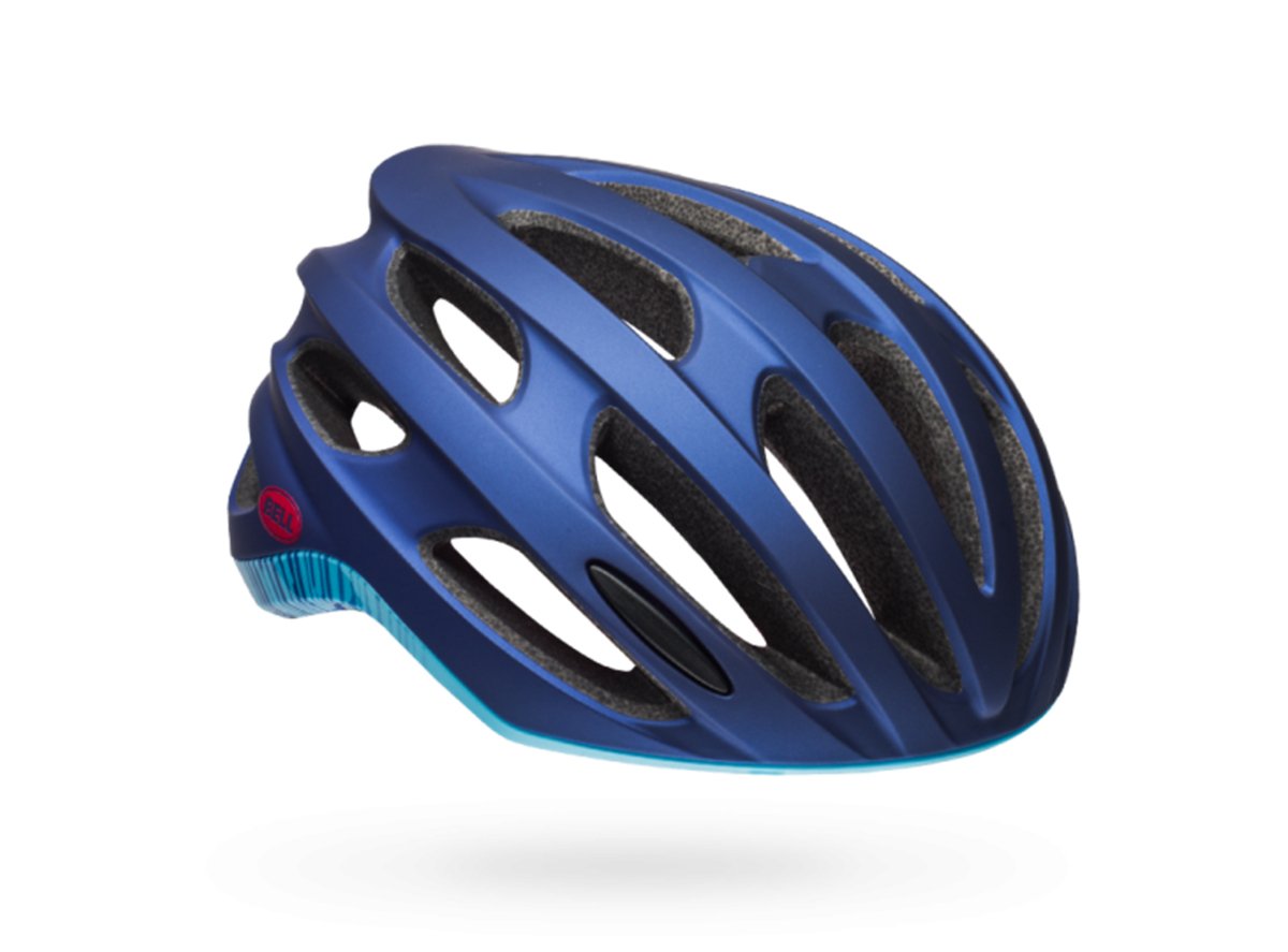 Bell Nala Joy Ride Road Helmet - Womens - Matt Navy-Sky Fibers Matt Navy - Sky Fibers Small