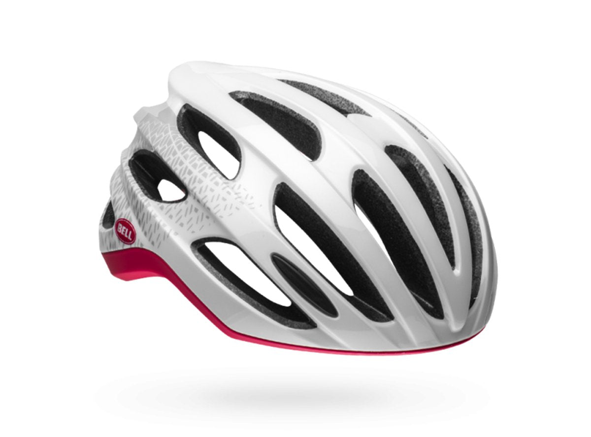 Bell Nala Joy Ride Road Helmet - Womens - Matt White-Cherry Dissolve Matt White - Cherry Dissolve Small