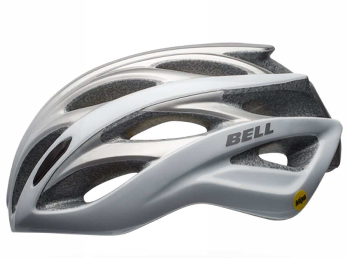 Bell Overdrive MIPS Road Helmet - White-Silver Ombre White - Silver Ombre Small