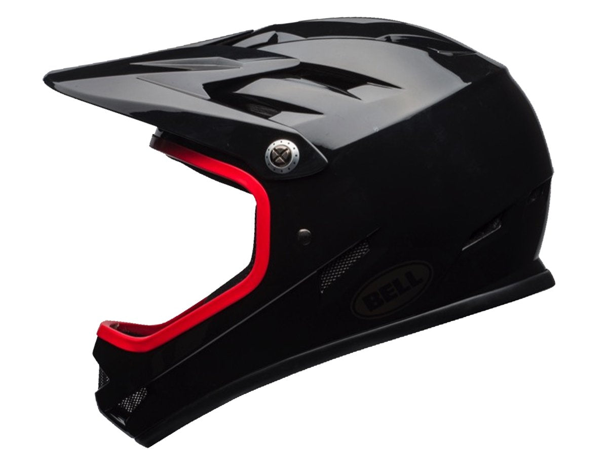 Bell Sanction Full Face Helmet - Gloss Black-Hibiscus Gloss Black - Hibiscus Small