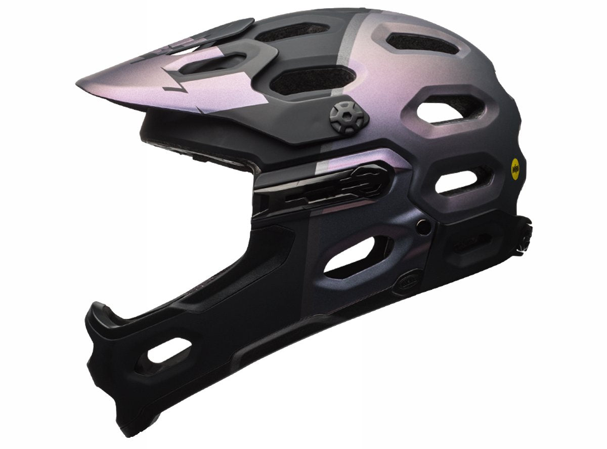 Bell Super 3R MIPS Full Face Helmet - Matt Black-Orion Matt Black - Orion Small