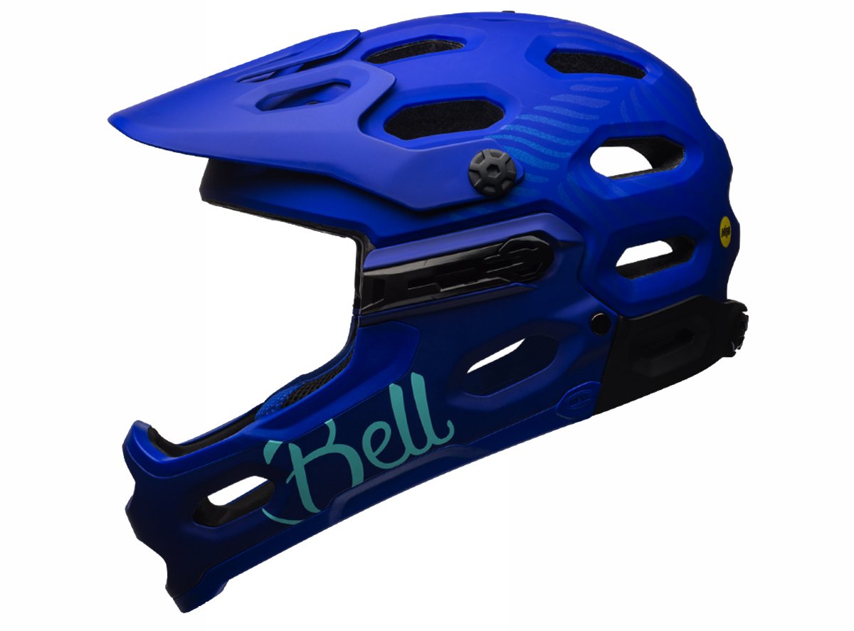 Bell Super 3R MIPS Joy Ride MTB Helmet - Womens - Matt Cobalt-Pearl Matt Cobalt - Pearl Large