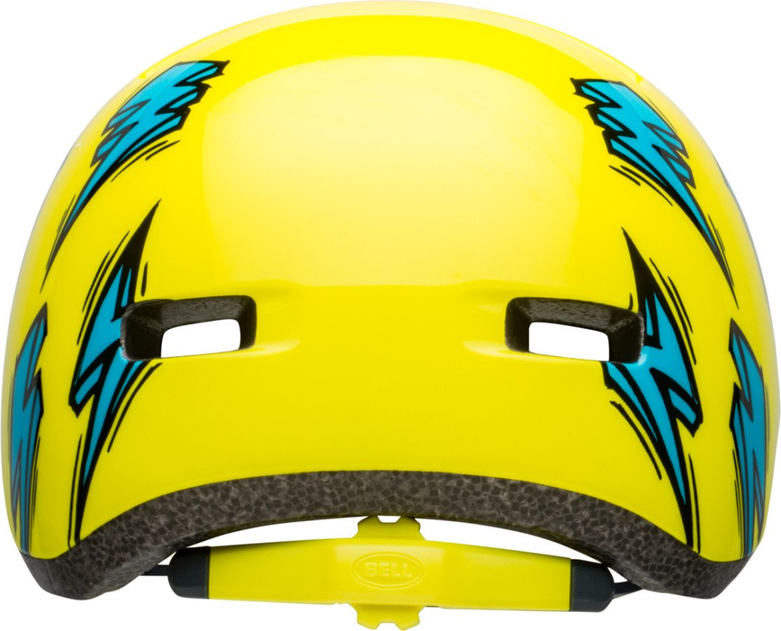 Bell Lil Ripper Child Helmet - Hi Viz-Blue Bolt - 2020