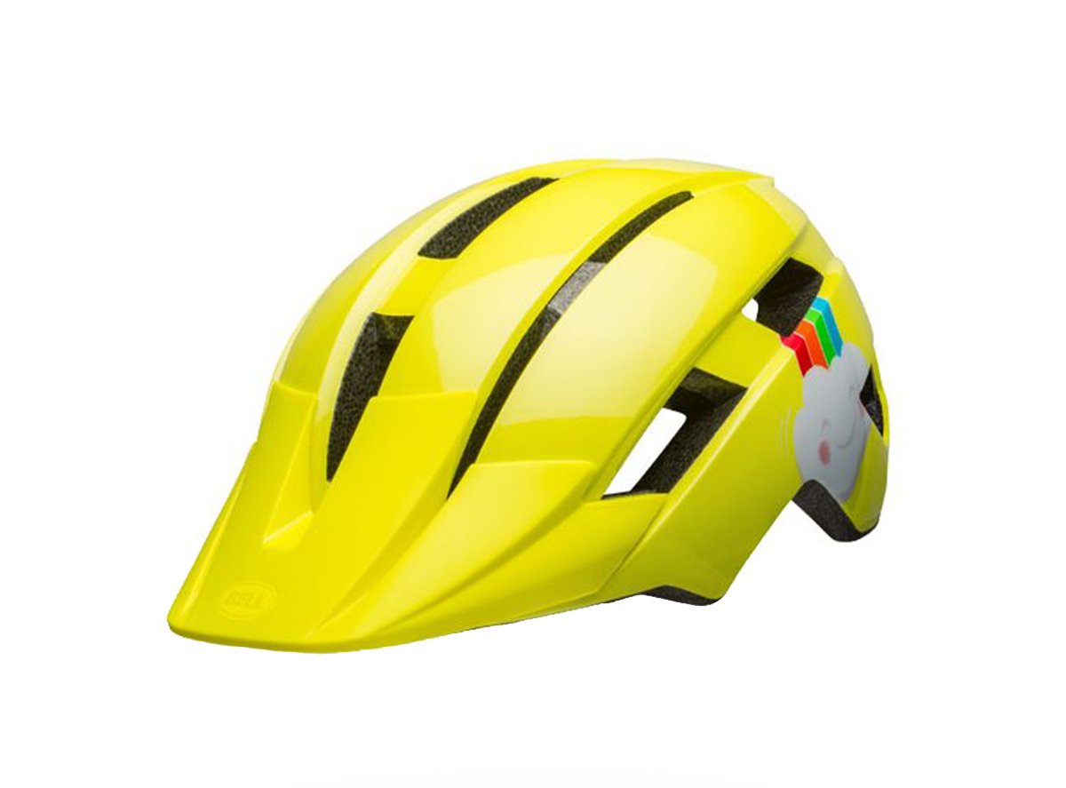Bell Sidetrack II MTB Helmet - Child - Yellow Rainbow Cambria Bike Bell Sidetrack II MTB Helmet - Child - Yellow Rainbow Cambria Bike