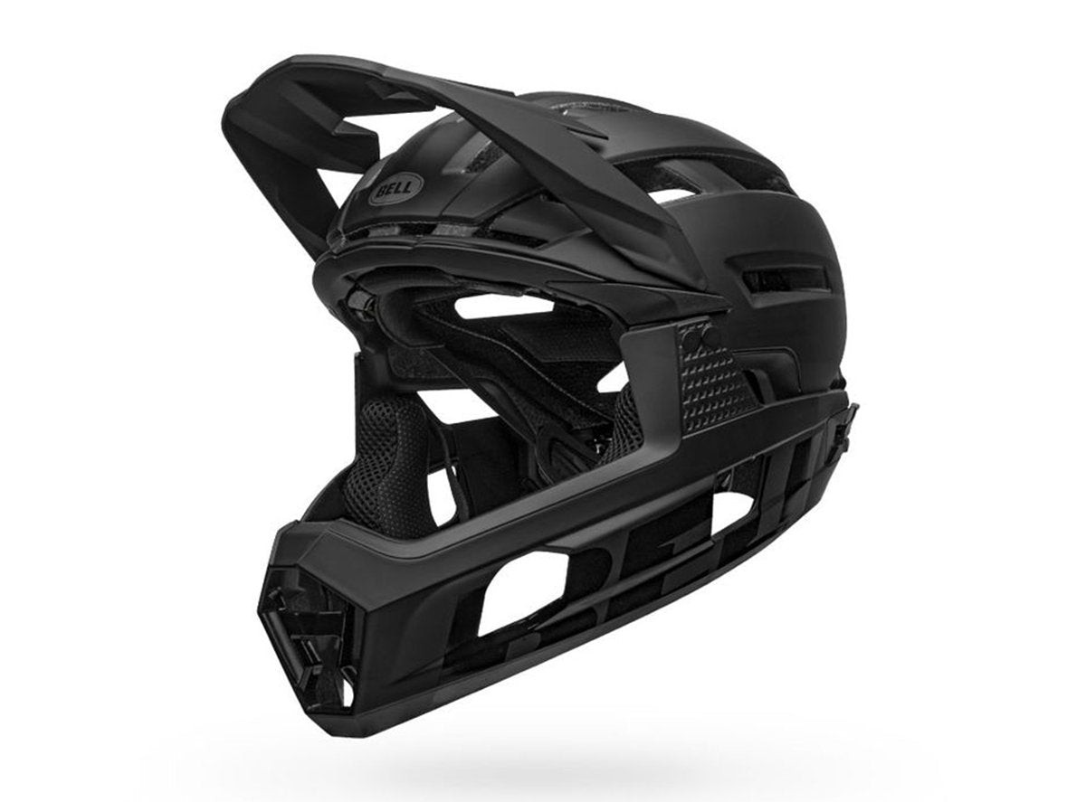 bell helmet bicycle full face Bell Super Air R MIPS Helmet Matte/Gloss Black, L