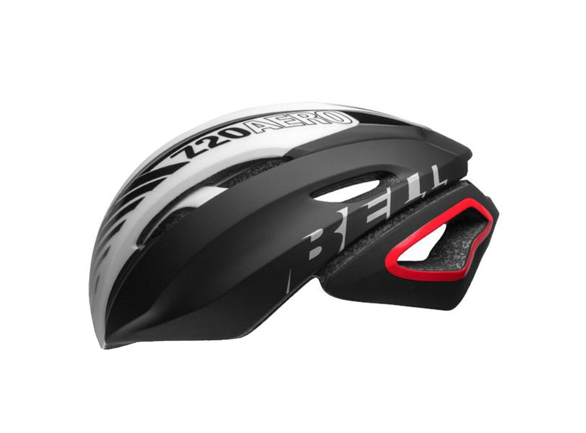 Bell Z20 Aero MIPS Road Helmet - Matt Gloss Black-White-Crimson - 2019