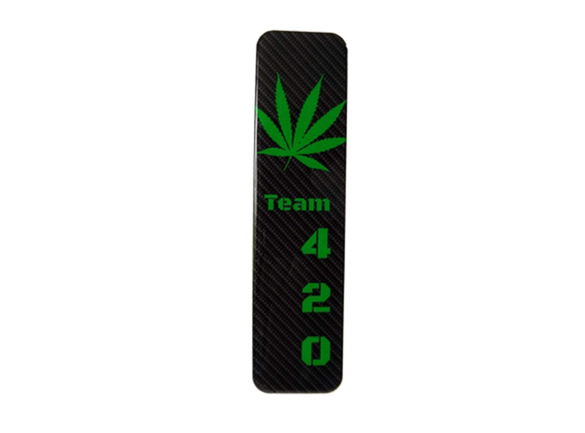 Module Downtube Shield Protector - Team 420 Black - Green