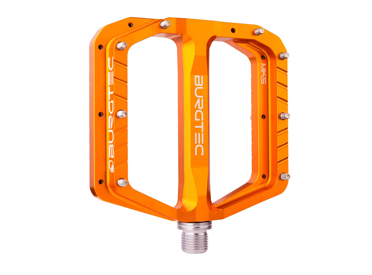 Burgtec Penthouse MK5 Flat Pedals - Iron Bro Orange Iron Bro Orange