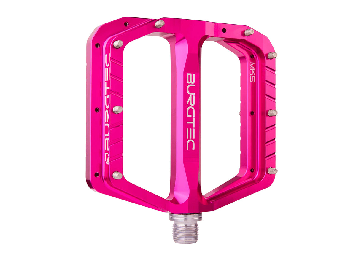 Burgtec Penthouse MK5 Flat Pedals - Toxic Barbie Pink Toxic Barbie Pink