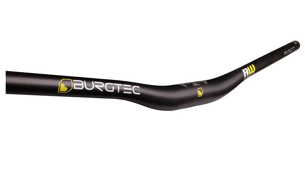 Burgtec RideWider Carbon DH Riser Handlebar - UD Black UD Black 35.0mm - 800mm 20mm Rise