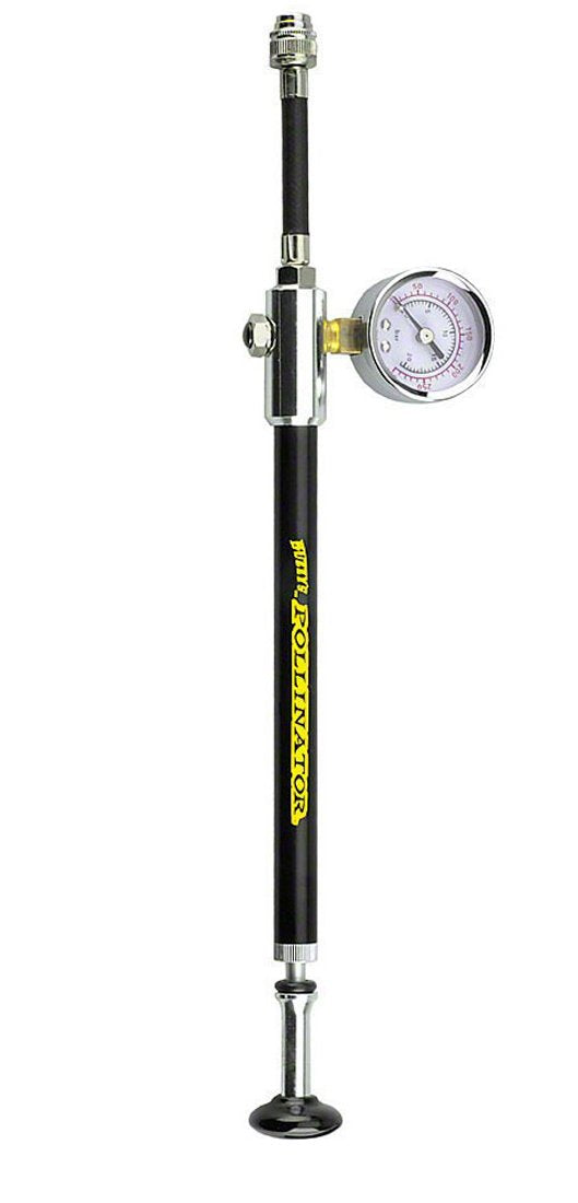 Buzzy's Pollinator 300psi Gauge Shock Pump - Black Black Schrader