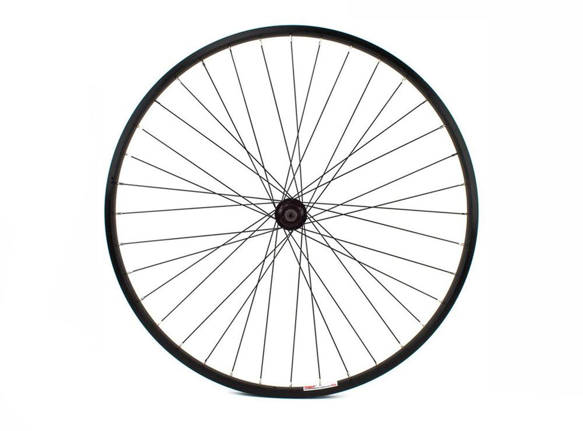 CBO Generic 700c Hybrid Wheel - Rear Black 135mm QR 8/9/10 Speed