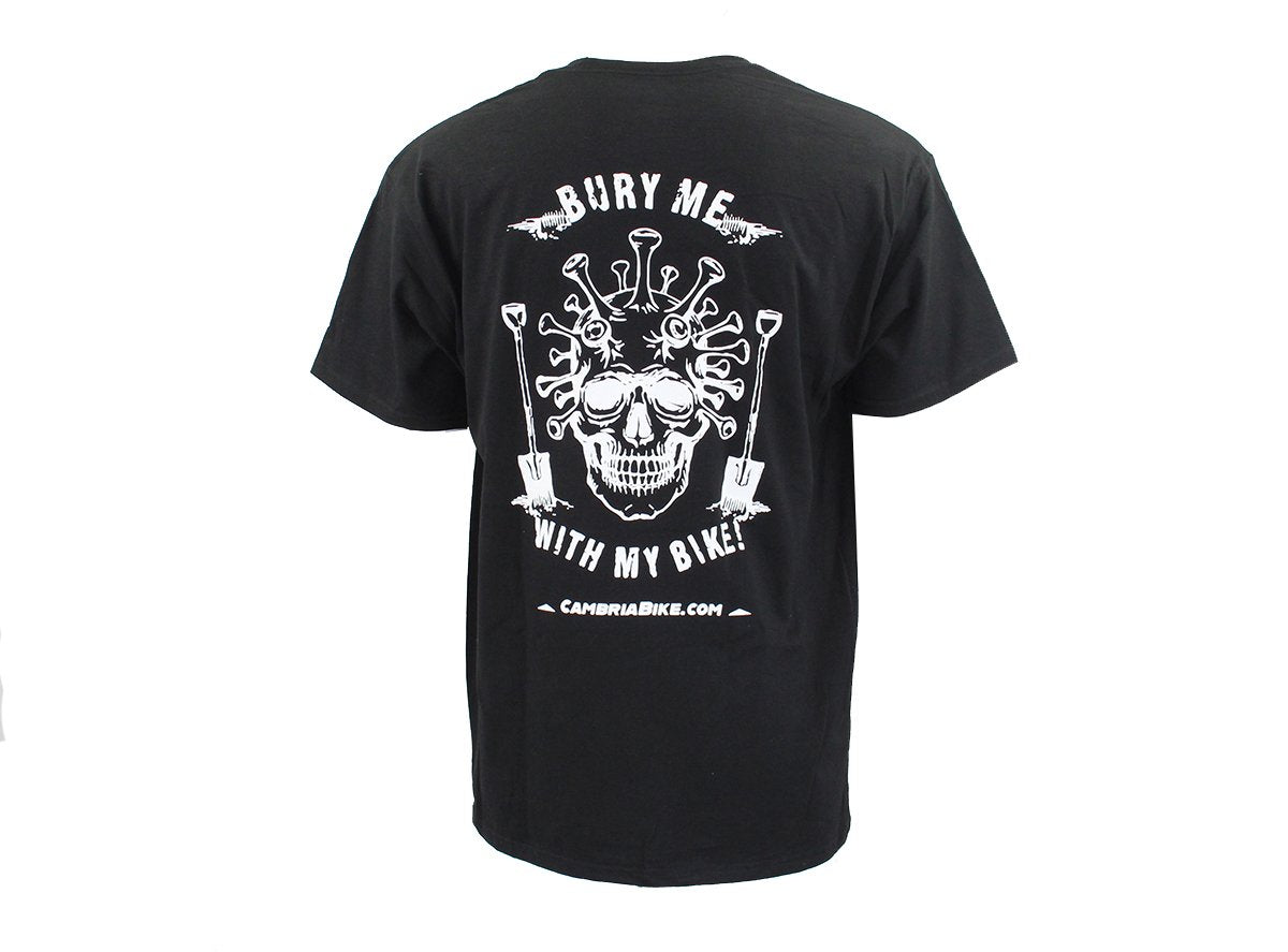 CBO Bury Me with My Bike Tee - Corona - Black - 2020 Black Small