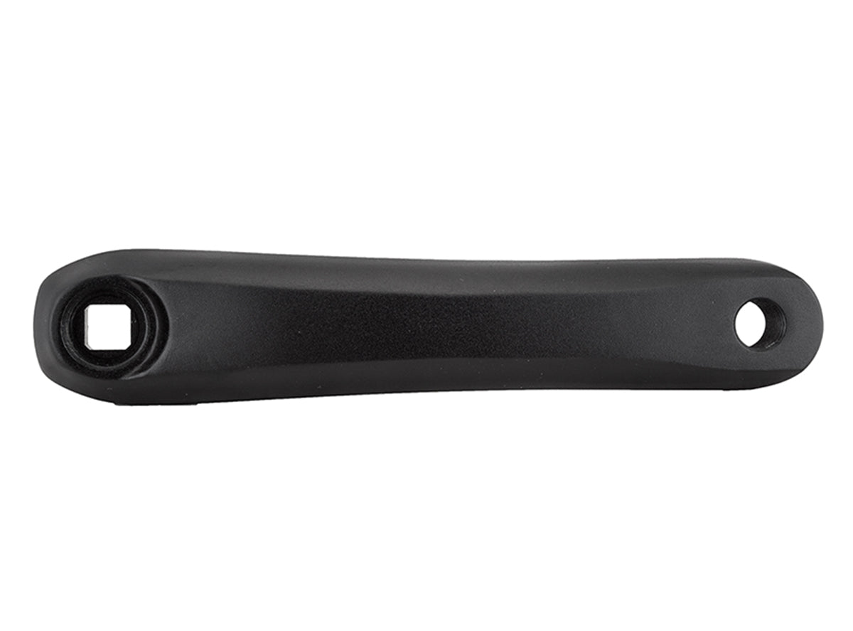 CBO Generic Left Hand Horizontal Square Taper Crank Arm - Black Black 170mm