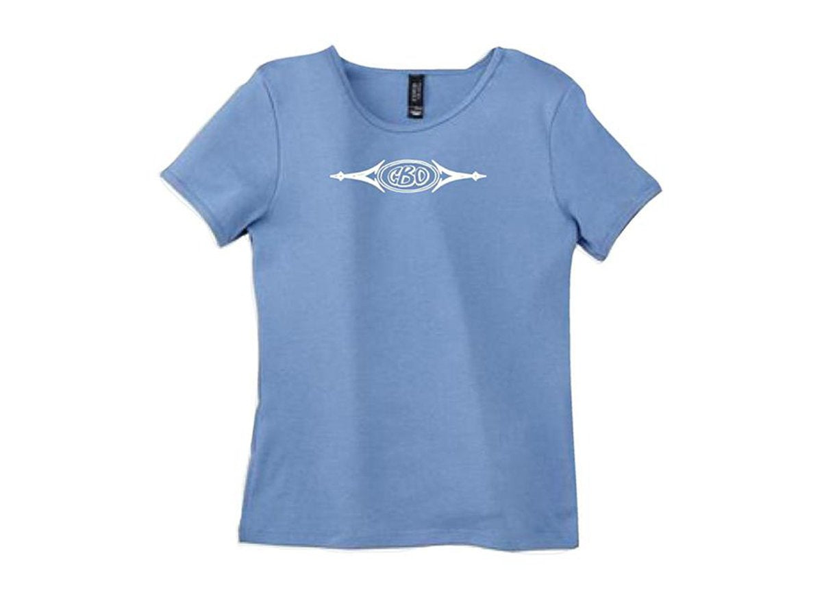 CBO Logo Ladies Tee - Storm Blue Storm Blue Large