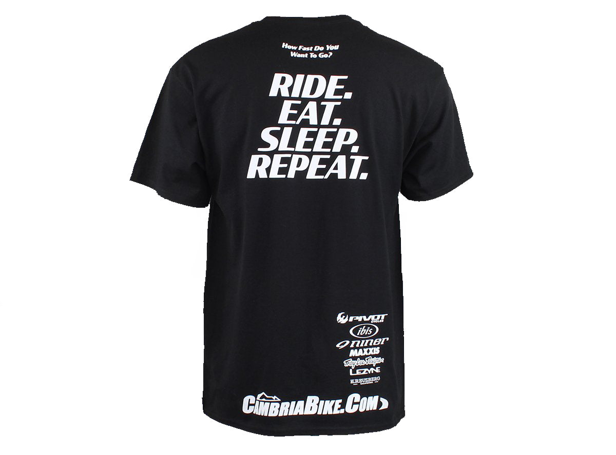 CBO RESR Tee Shirt - Black Black Small