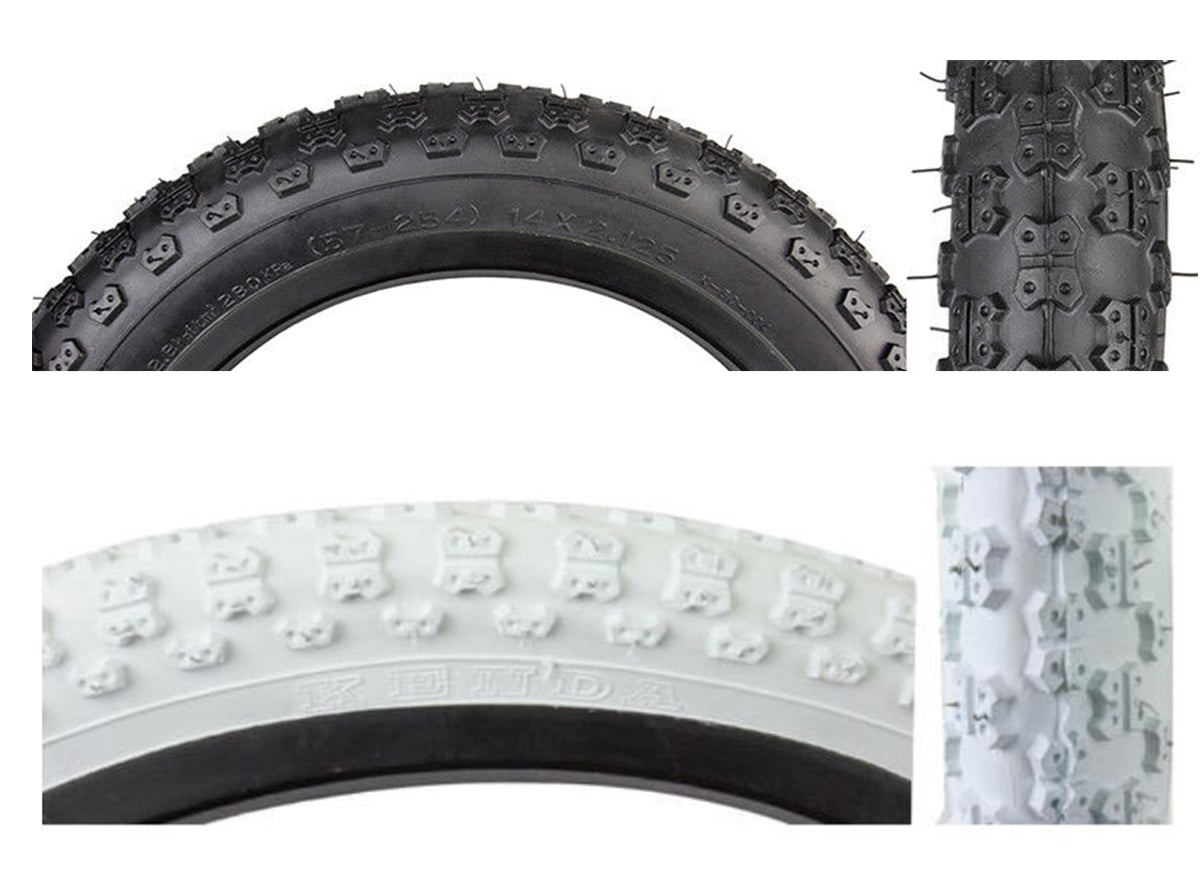 CBO Generic 14" Comp 3 Tire - Black Black 14" - 2.125"