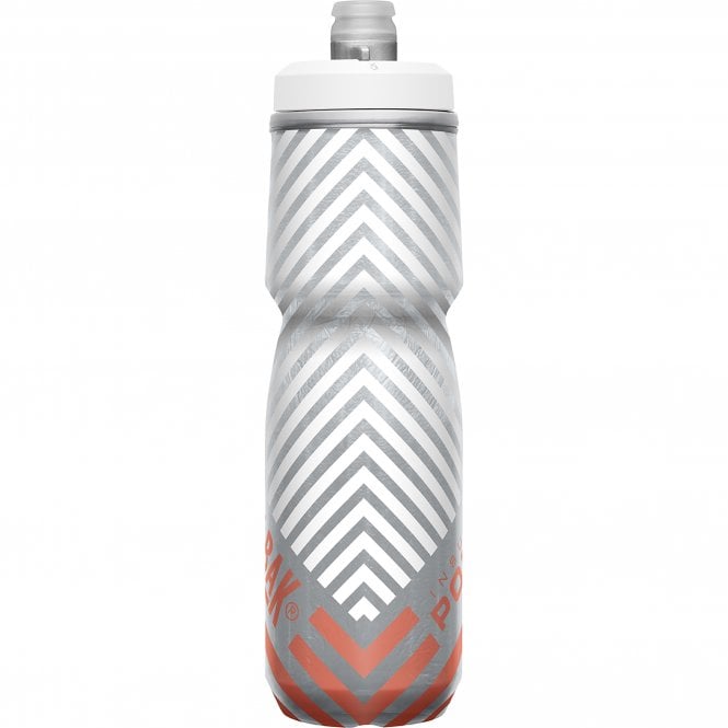 Camelbak Podium Chill Outdoor Water Bottle - 24oz - Coral Stripe