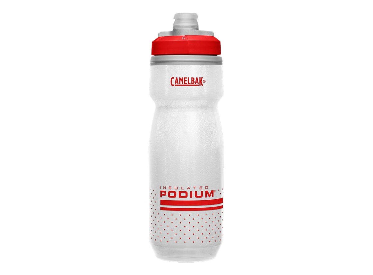 Camelbak Podium Chill Water Bottle - 21oz - Fiery Red-White - 2020 Fiery Red - White