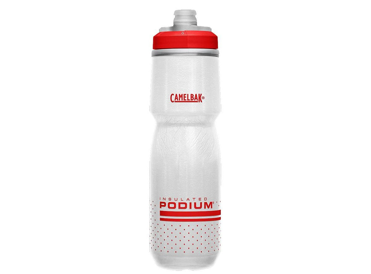 Camelbak Podium Chill Water Bottle - 24oz - Fiery Red-White - 2020 Fiery Red - White