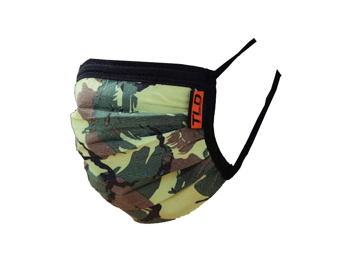 Troy Lee Designs Face Mask - Camo Green Camo Green One Size