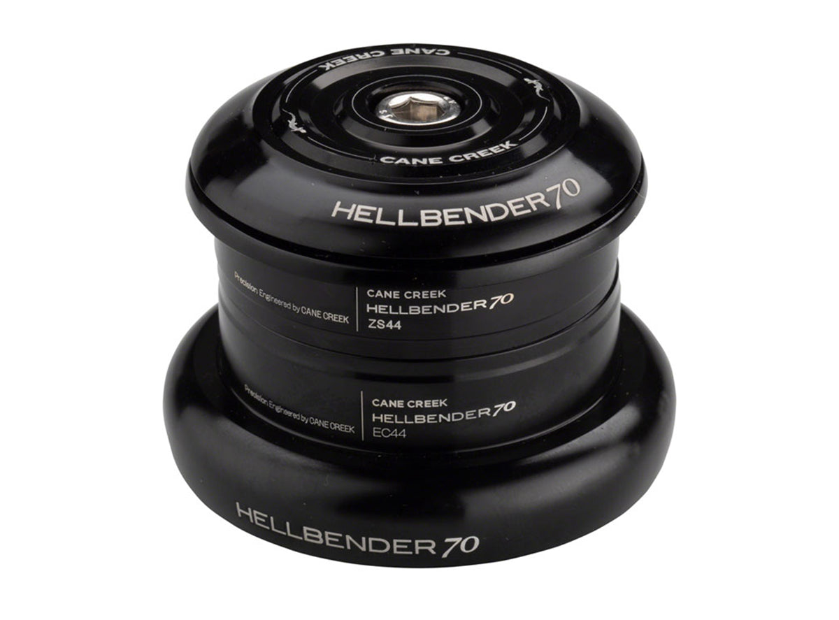Cane Creek 70 Series Hellbender Headset - Zero Stack/External Cup - Black Black ZS44/28.6 I EC44/40