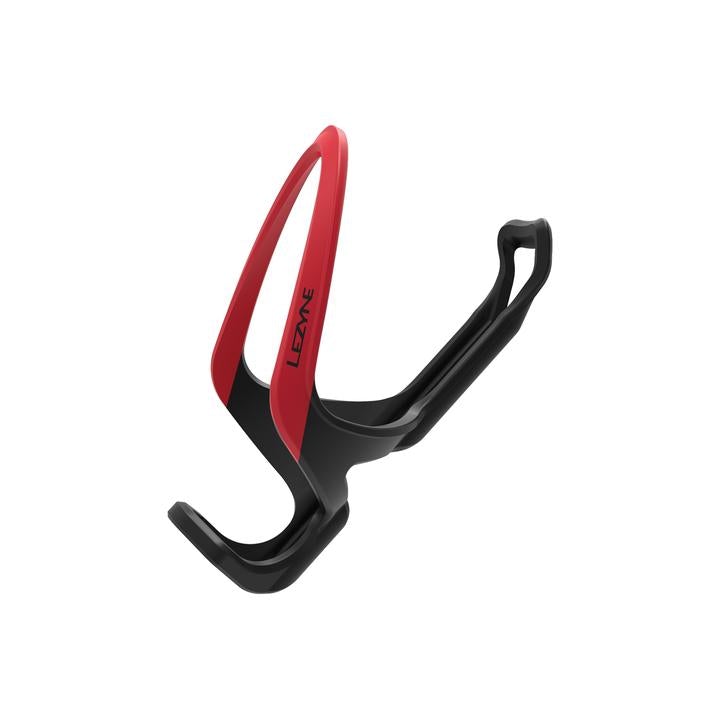 Lezyne Matrix Team Water Bottle Cage - Black-Red Black - Red