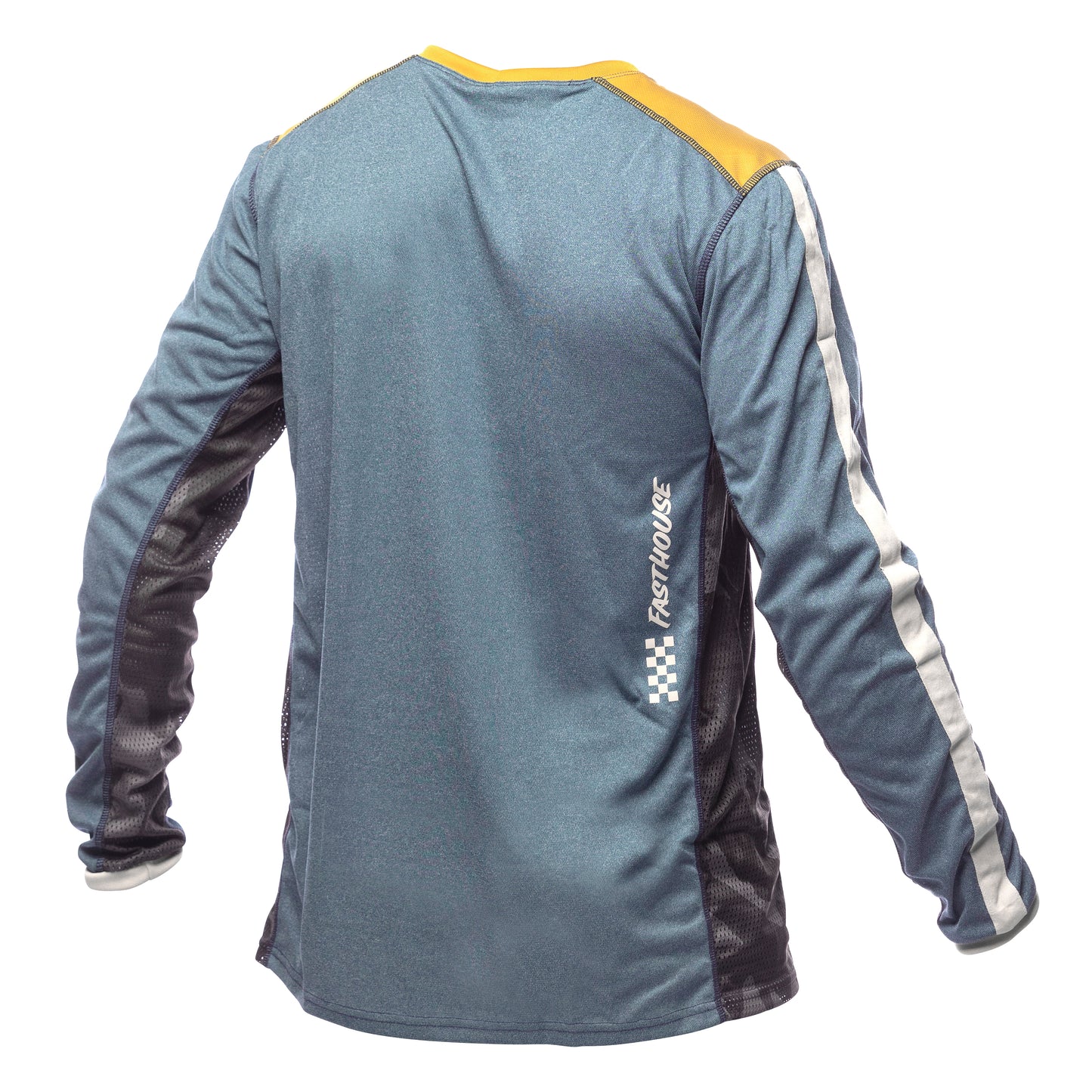 Fasthouse Classic Acadia Long Sleeve MTB Jersey - Heather Indigo