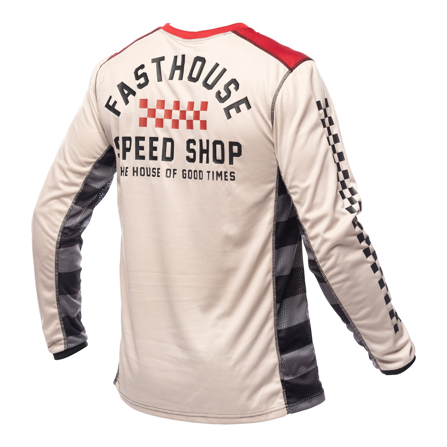 Fasthouse Classic Outland Long Sleeve MTB Jersey - Cream