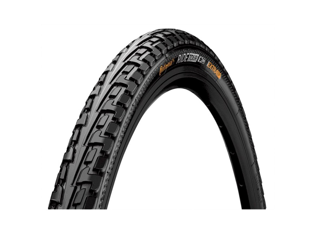 Continental Ride Tour 27" Wire Road Tire - Black Black 1.1/4"