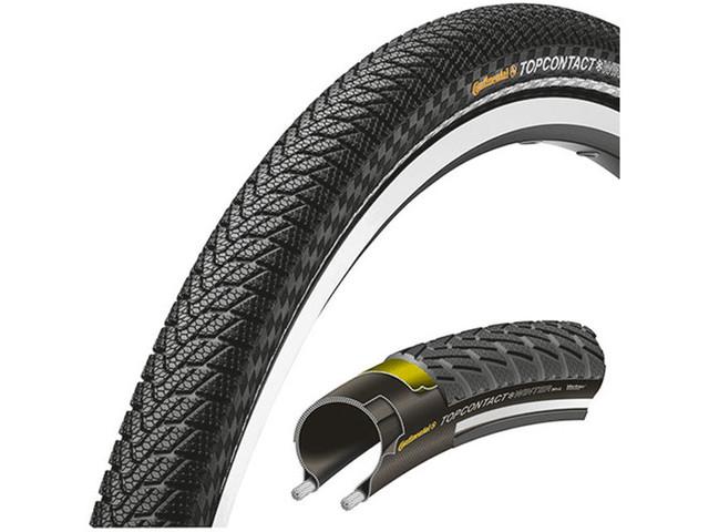 Continental Top Contact Winter II Premium 700c Folding Road Tire - Reflex Black - Reflex 37c