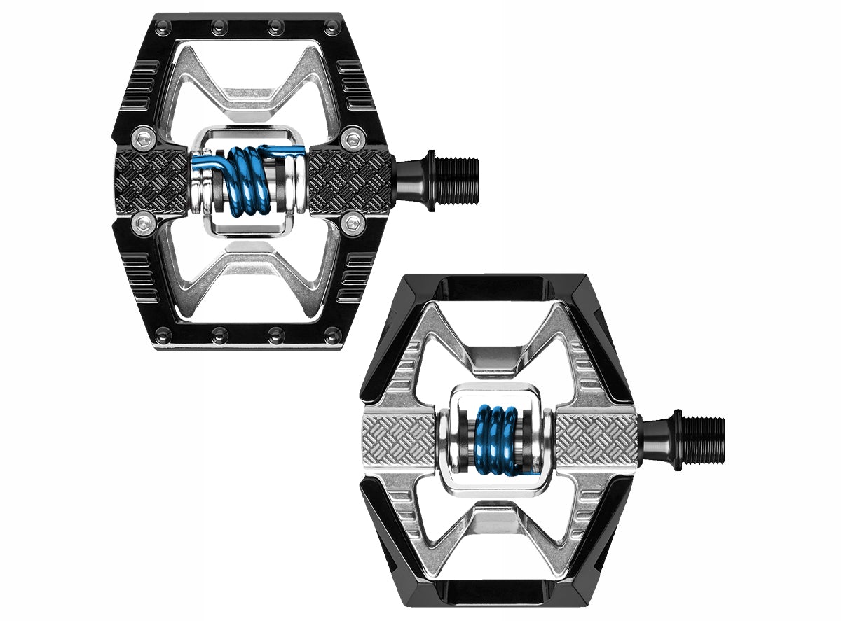 double shot pedal Crank Brothers Double Shot Mountain Bike Pedals, Black / Blue