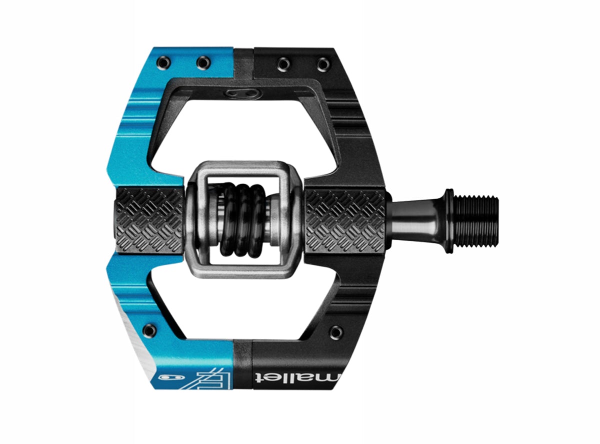 Crank Brothers Mallet E LS Enduro Pedals - Blue-Black Blue - Black