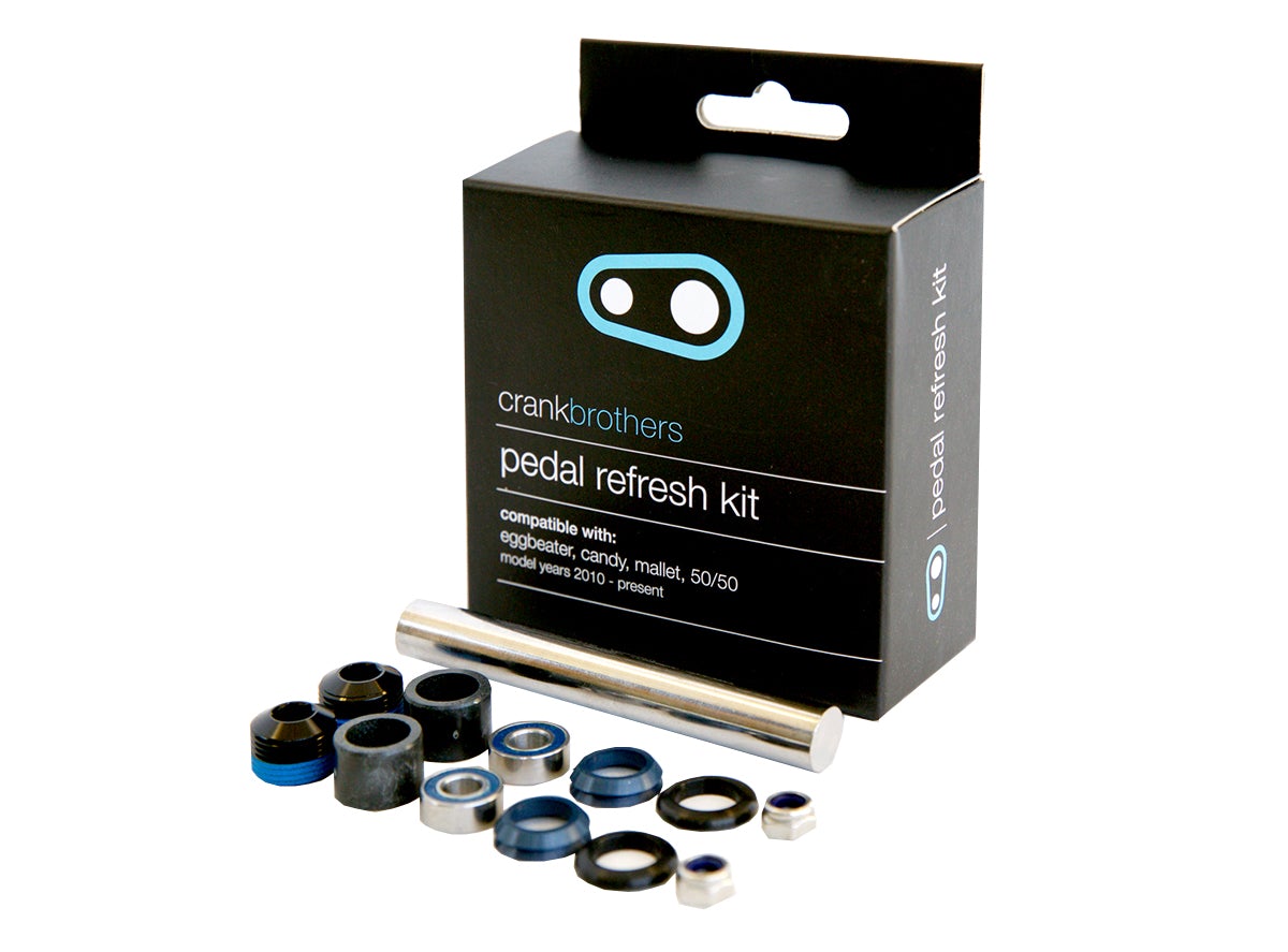 Crank Brothers Pedal Refresh Kit - Black Black Fits 2010 Onwards - Egg/Candy/Mallet/Stamp/5050