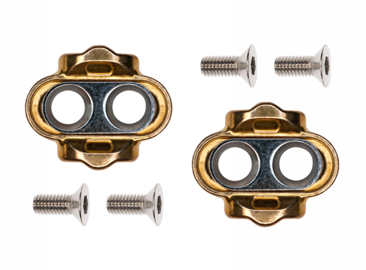 Crank Brothers Zero Float Cleats - Brass Brass Pair