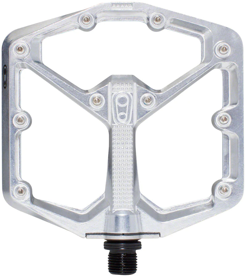 Crankbrothers Stamp 7 Large Platform Pedals, High Polish Silver