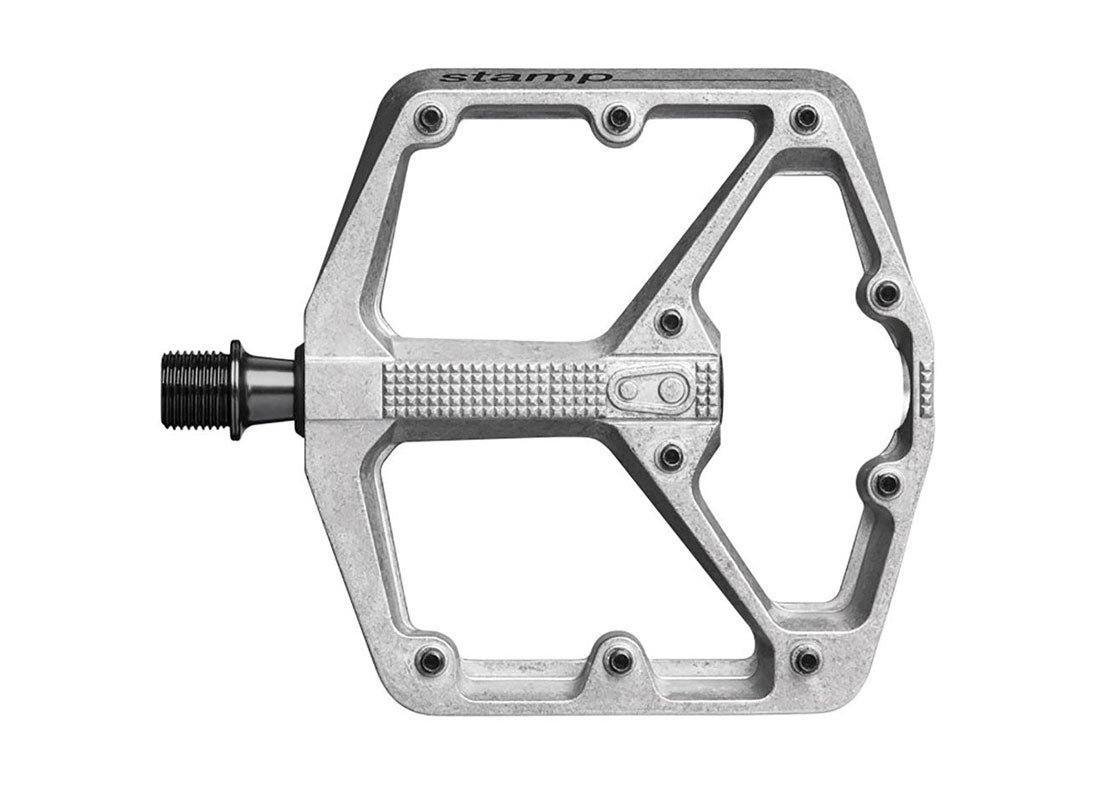 Stamp 2 Pedals Large / Raw Silver