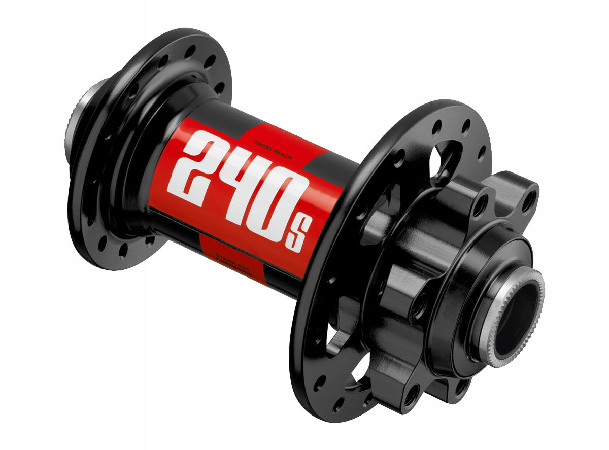 DT Swiss 240s MTB Disc Hub - Front - Black Black 15x100mmTA