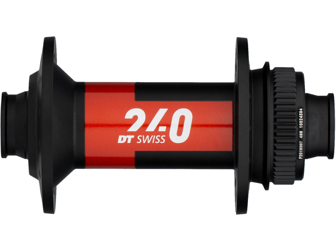 DT Swiss 240 MTB Disc Hub Front Centerlock Black-Red OEM