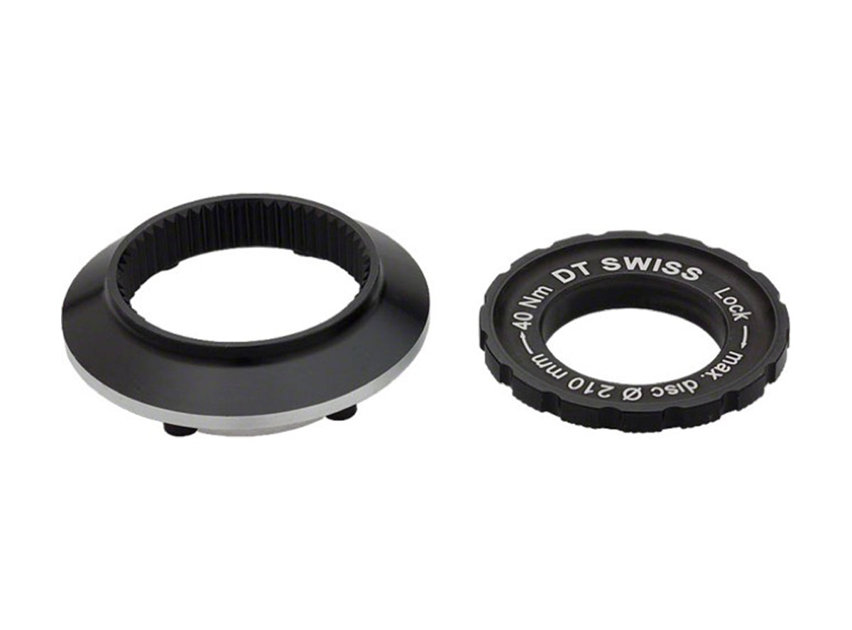 DT Swiss Centerlock to 6-Bolt Adapter - Road Black 12mm Road