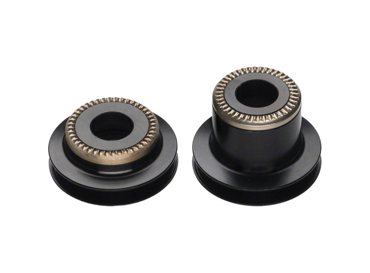 DT Swiss Thru Bolt Conversion End caps 5mm QR to 9mm - Pre-2010 - Centerlock 240 Front Hubs Black