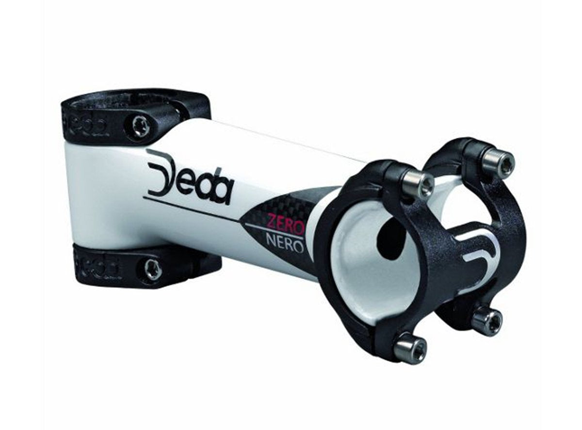 Deda Elementi Zero Nero Carbon 31.8 MTB Stem - White-Black White - Black 1.1/8" 110mm
