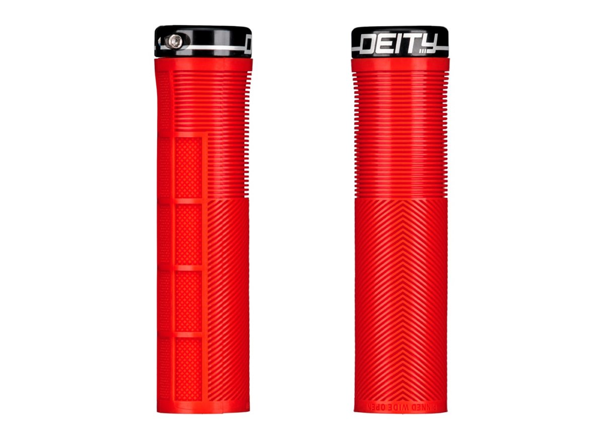 Deity Components Knuckleduster Grips - Red – Cambria Bike
